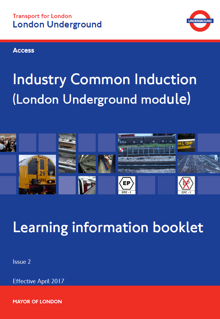 London Underground ICI Booklet Cover